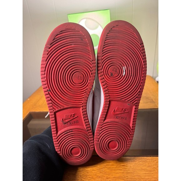 Nike Court Vision Low White University Red” Size 9.5M - Picture 6 of 6